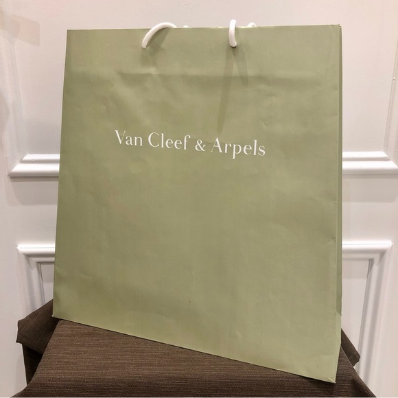 Authentic Van Cleef & Arpels large gift bag with original ribbon - Picture 5 of 5